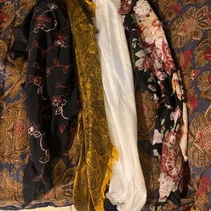 Silk scarves